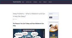 Desktop Screenshot of insomniactive.com